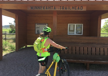 Marna Mennekahta Trail Head Mickelson Trail 2016-06-06