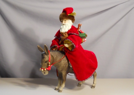Breyer's Donkey w/Father Christmas