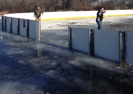 Ice Ditch to Rink  2015-01-02