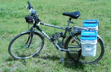 Square Bucket Panniers for Bicycle