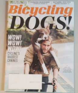 BICYCLING MAGAZINE DOGS